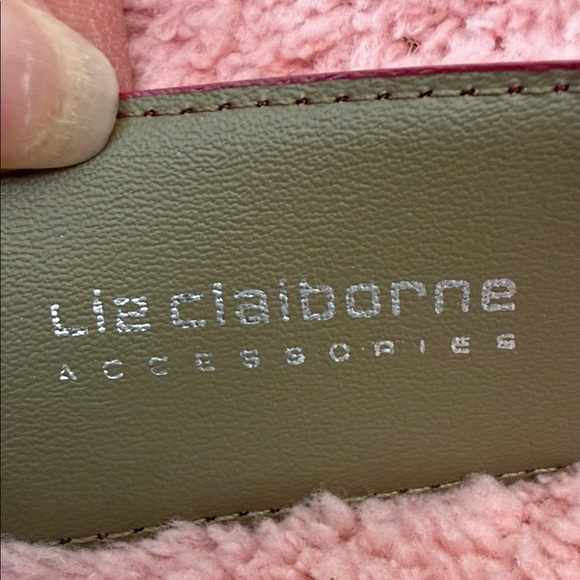 Liz Claiborne Fuchsia Belt with Gold-Tone Buckle - Picture 3 of 9